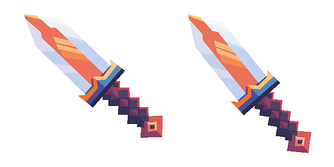 epic gaming sword animated custom cursor