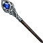 Fantasy Wizard Staff & Winged Lion Emblem