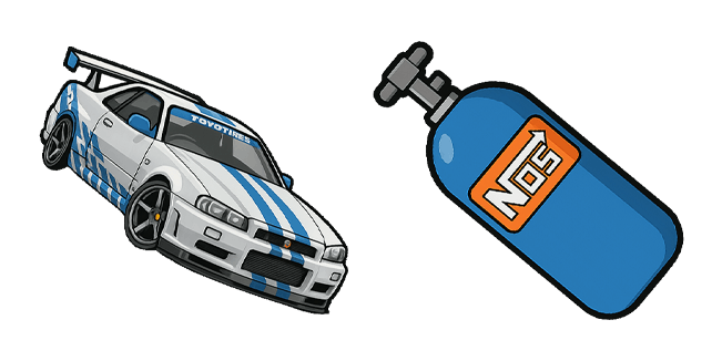 fast furious nissan skyline custom cursor