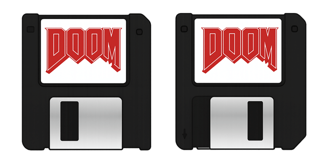 floppy disk doom custom cursor
