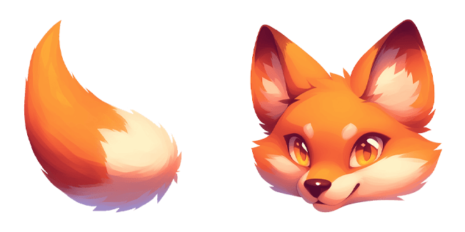 fluffy fox custom cursor