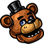 FNaF Fazbear Head & Microphone