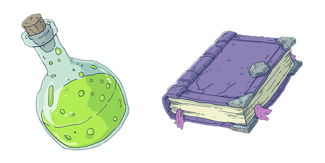 forbidden elixir alchemy book custom cursor