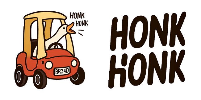 funny goose honk honk custom cursor