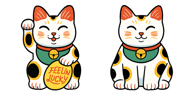funny neko cat custom cursor