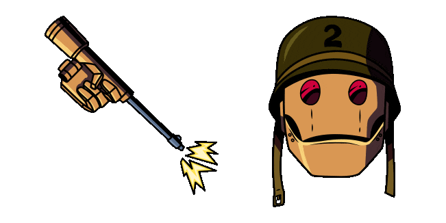 gi robot weapon animated custom cursor