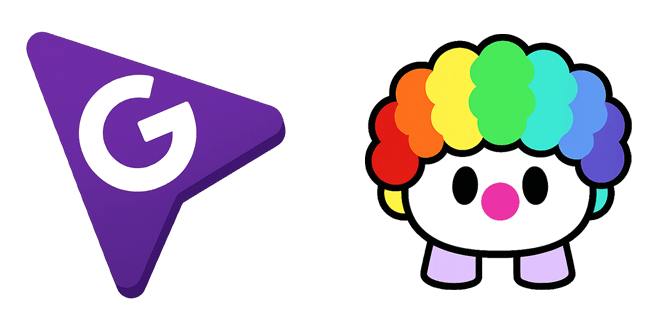 gimkit arrow & clown custom cursor