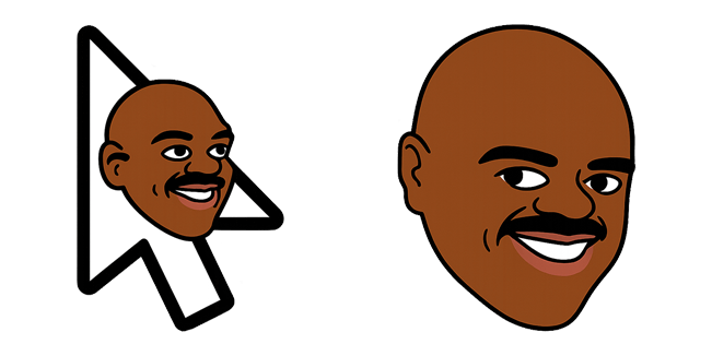 goofy ahh comic steve harvey meme custom cursor
