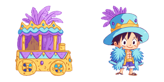 grand carnival luffy festival float custom cursor