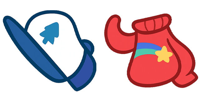gravity falls deeper hat & mabel sweater custom cursor