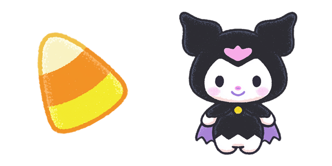 halloween kuromi candy corn custom cursor