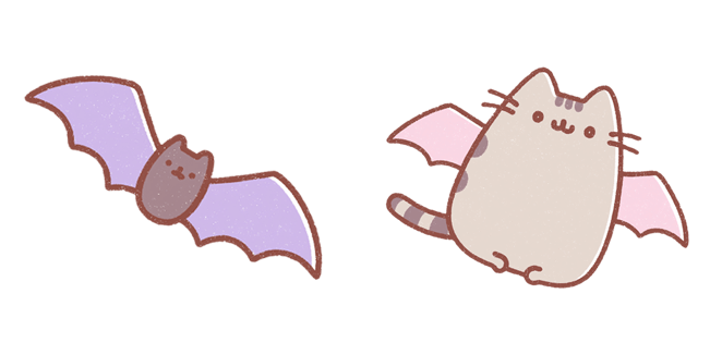 halloween pusheen the bat custom cursor