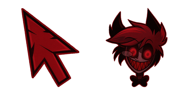 hazbin hotel alastor arrow face custom cursor