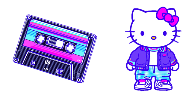 Hello Kitty Explosion Cursor - Sweezy Custom Cursors