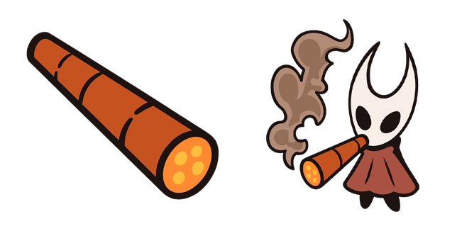 hollow knight hornet smoking cigar custom cursor