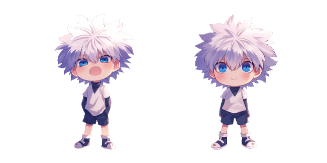 hunter x hunter cute killua zoldyck custom cursor