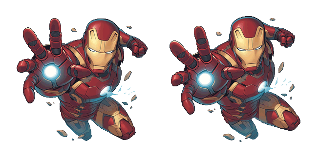 iron man repulsor blast animated custom cursor
