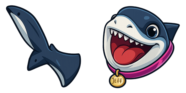 jeff the land shark custom cursor