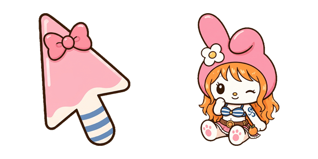 kawaii my melody nami crossover custom cursor