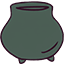 Kawaii Witch Potion Bottle & Cauldron