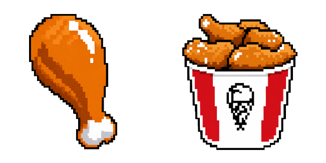 kfc fried chicken bucket custom cursor