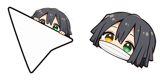 kny obanai iguro chibi arrow custom cursor