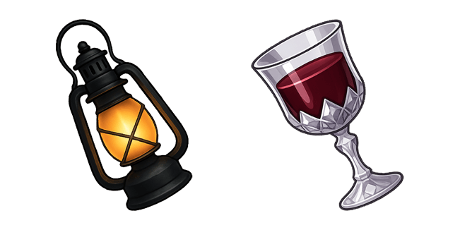 lantern vampire wine halloween custom cursor