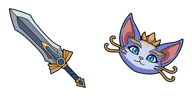 league of legends yuumi and magical sword custom cursor