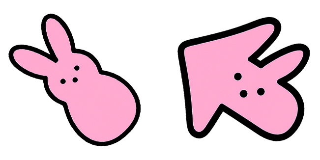 lil peep bunny custom cursor