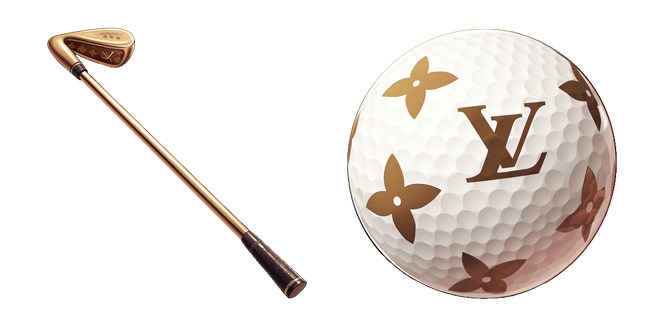 louis vuitton golf club & ball custom cursor