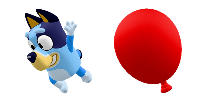 macy’s thanksgiving day parade bluey and red balloon custom cursor