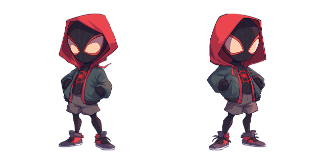 marvel cute miles morales spider verse custom cursor