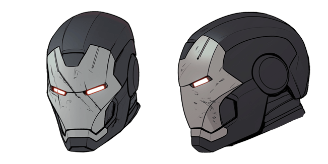 marvel war machine helmet custom cursor