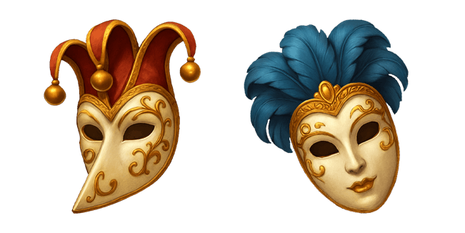 masquerade mystery mask custom cursor
