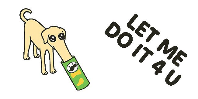 meme borzoi let me do it 4 u animated custom cursor