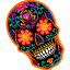 Mexican Aesthetic Sugar Skull Calavera