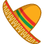 Mexico Aesthetic Maracas & Sombrero Animated
