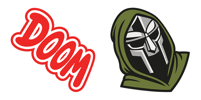 mf doom graffiti & face custom cursor