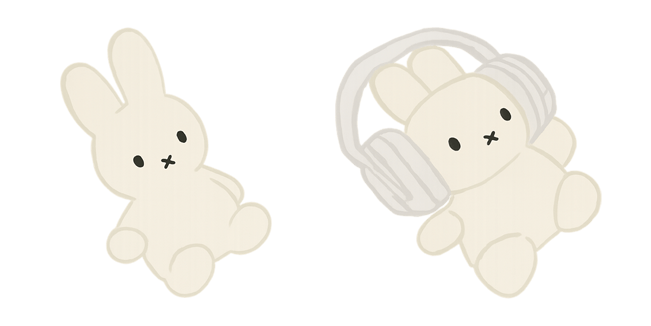 miffy listen to music custom cursor