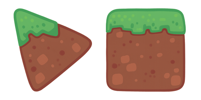 minecraft earth block custom cursor