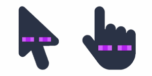 Minecraft Enderman Arrow & Pointer Cursor - Sweezy Custom Cursors