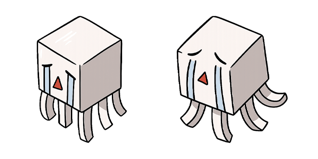 minecraft ghast crying custom cursor