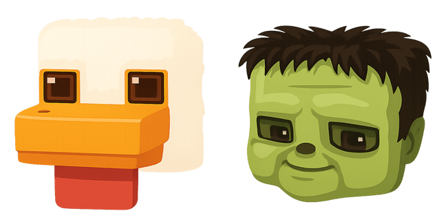 minecraft movie chicken jockey custom cursor