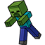 Minecraft Zombie & Skeleton