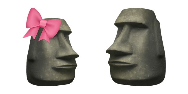 moyai emoji meme custom cursor