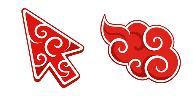naruto akatsuki cloud arrow custom cursor