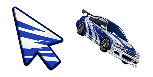 nfs most wanted bmw m3 gtr custom cursor