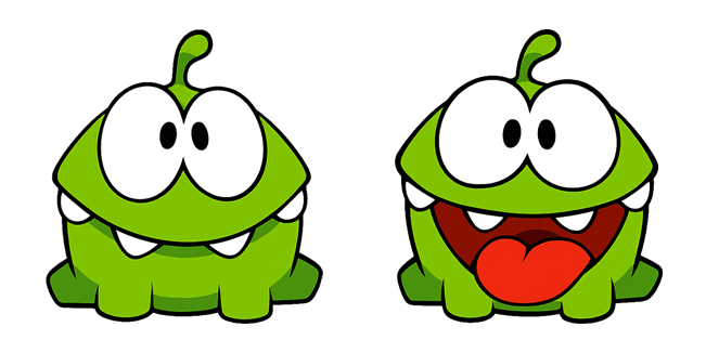 om nom cut the rope custom cursor