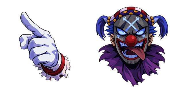 one piece buggy the clown custom cursor