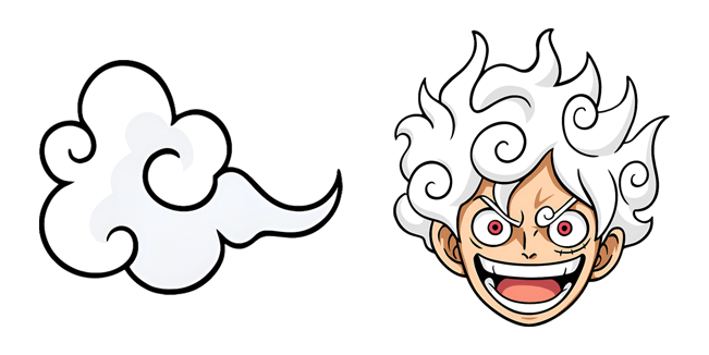 one piece luffy gear 5 custom cursor